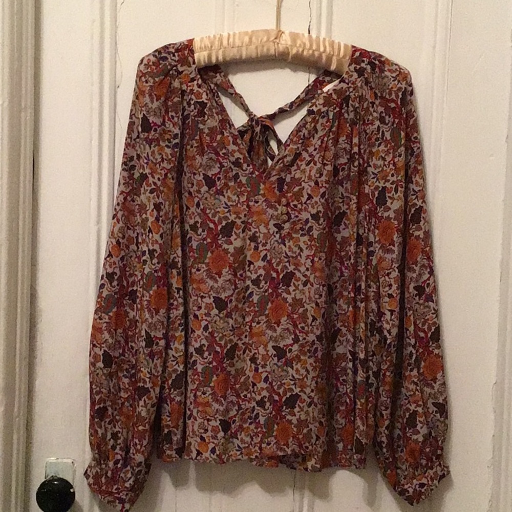 Madewell Karen Walker silk blouse